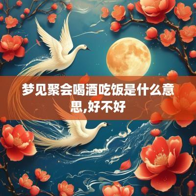 梦见聚会喝酒吃饭是什么意思,好不好
