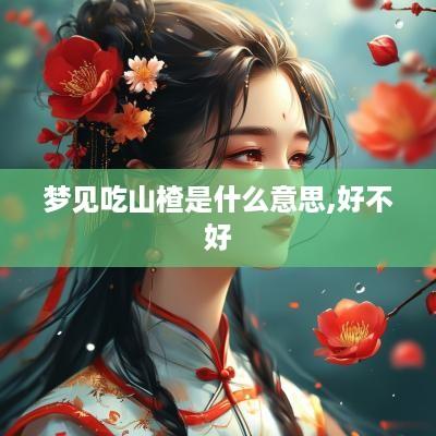 梦见吃山楂是什么意思,好不好