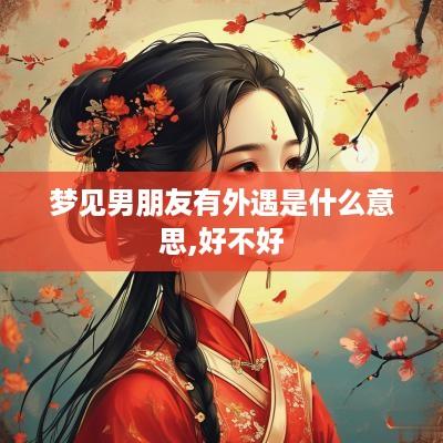 梦见男朋友有外遇是什么意思,好不好