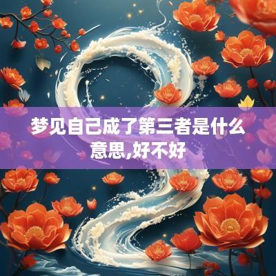 梦见自己成了第三者是什么意思,好不好
