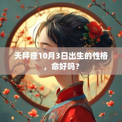 天秤座10月3日出生的性格，命好吗？
