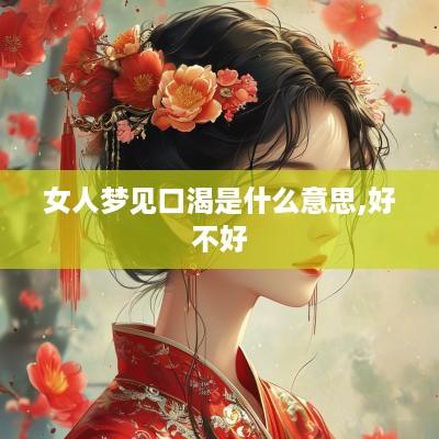 女人梦见口渴是什么意思,好不好