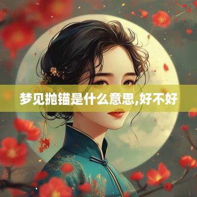 梦见抛锚是什么意思,好不好