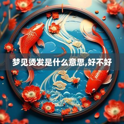 梦见烫发是什么意思,好不好