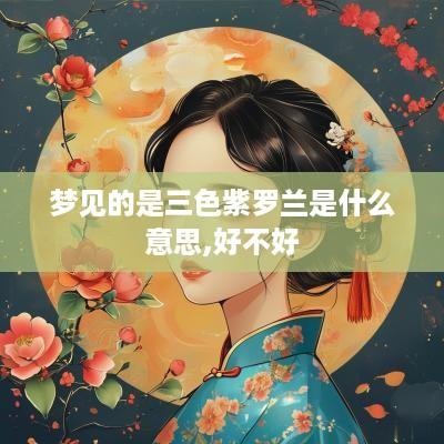 梦见的是三色紫罗兰是什么意思,好不好