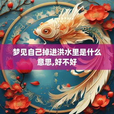 梦见自己掉进洪水里是什么意思,好不好