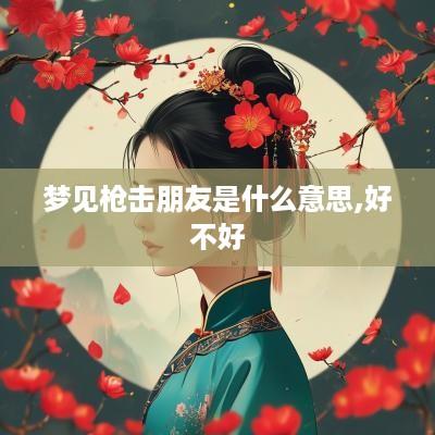 梦见枪击朋友是什么意思,好不好