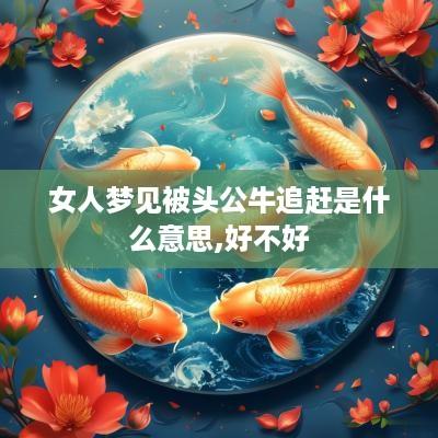 女人梦见被头公牛追赶是什么意思,好不好