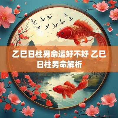 乙巳日柱男命运好不好 乙巳日柱男命解析