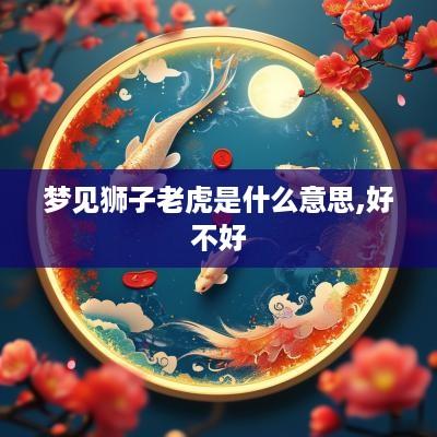 梦见狮子老虎是什么意思,好不好