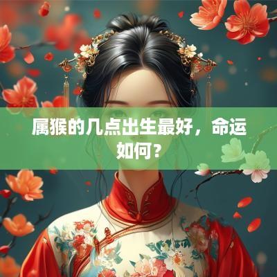 属猴的几点出生最好，命运如何？