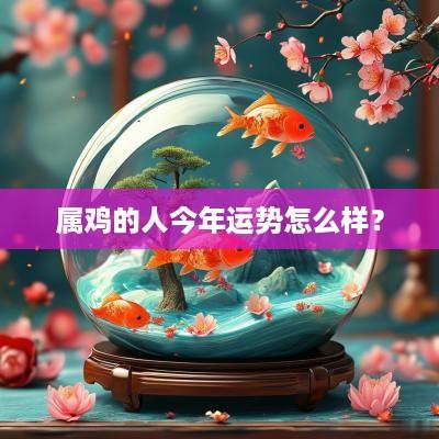 属鸡的人今年运势怎么样？