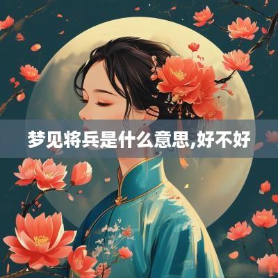 梦见将兵是什么意思,好不好
