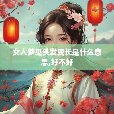 女人梦见头发变长是什么意思,好不好