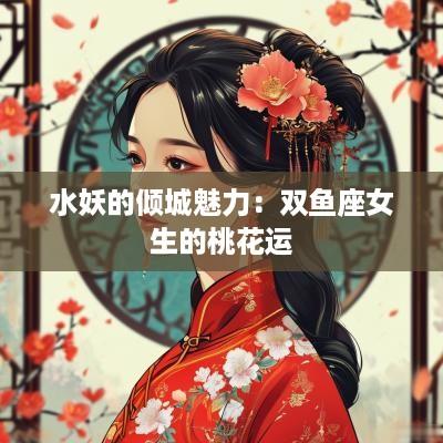 水妖的倾城魅力：双鱼座女生的桃花运