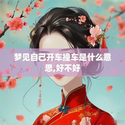 梦见自己开车撞车是什么意思,好不好