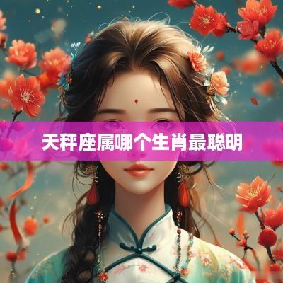 天秤座属哪个生肖最聪明