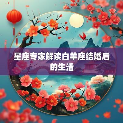 星座专家解读白羊座结婚后的生活
