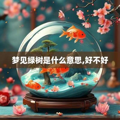 梦见绿树是什么意思,好不好