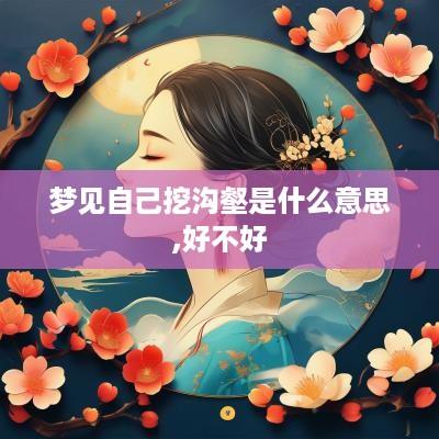 梦见自己挖沟壑是什么意思,好不好