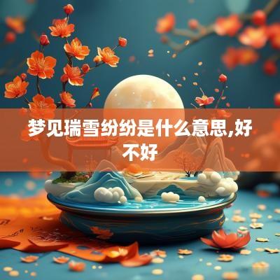 梦见瑞雪纷纷是什么意思,好不好
