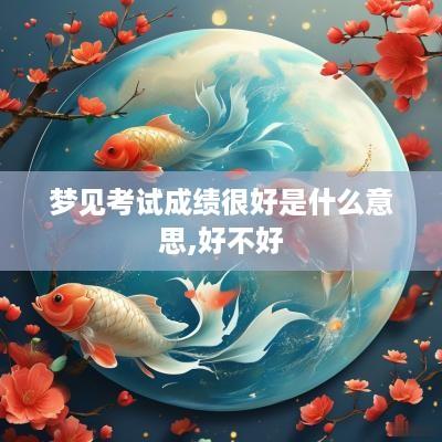 梦见考试成绩很好是什么意思,好不好