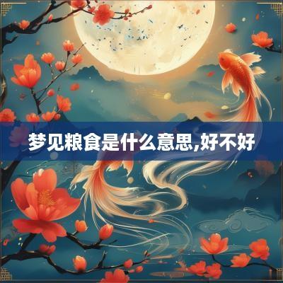 梦见粮食是什么意思,好不好