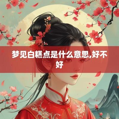 梦见白糕点是什么意思,好不好
