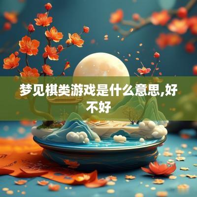梦见棋类游戏是什么意思,好不好