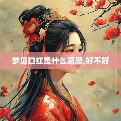 梦见口红是什么意思,好不好
