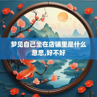 梦见自己坐在店铺里是什么意思,好不好