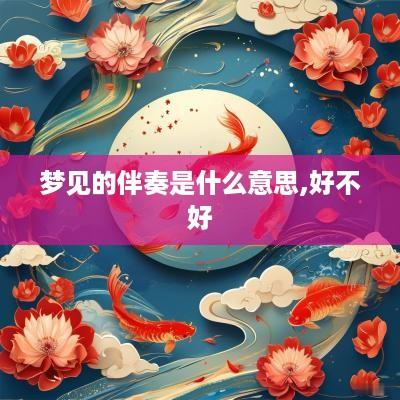 梦见的伴奏是什么意思,好不好