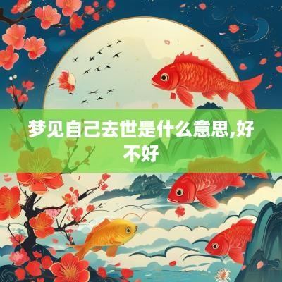 梦见自己去世是什么意思,好不好