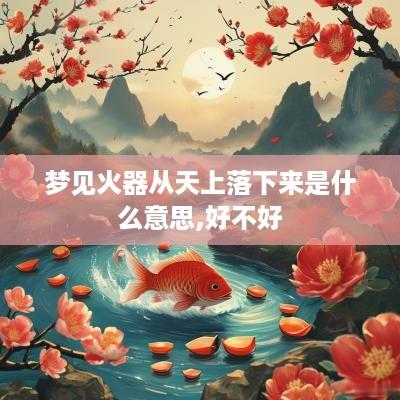 梦见火器从天上落下来是什么意思,好不好