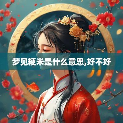 梦见粳米是什么意思,好不好
