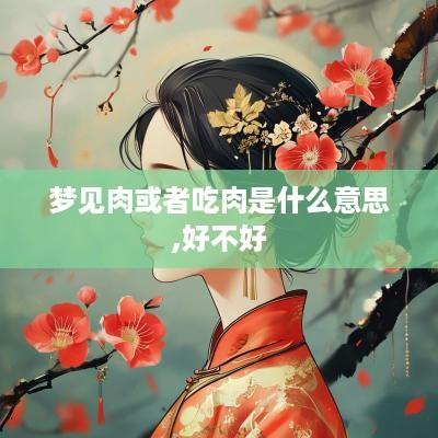 梦见肉或者吃肉是什么意思,好不好