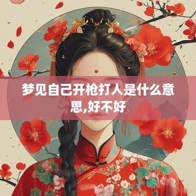 梦见自己开枪打人是什么意思,好不好