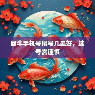 属牛手机号尾号几最好，选号需谨慎