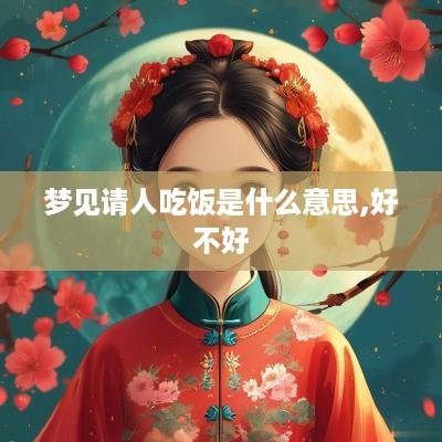 梦见请人吃饭是什么意思,好不好