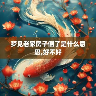 梦见老家房子倒了是什么意思,好不好