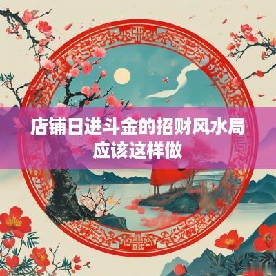 店铺日进斗金的招财风水局应该这样做