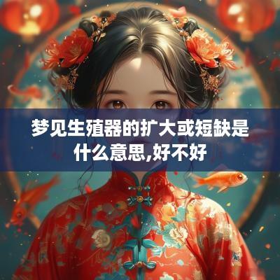 梦见生殖器的扩大或短缺是什么意思,好不好