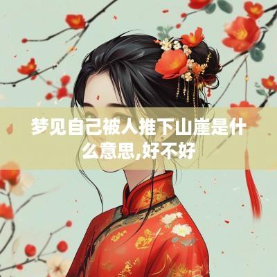 梦见自己被人推下山崖是什么意思,好不好