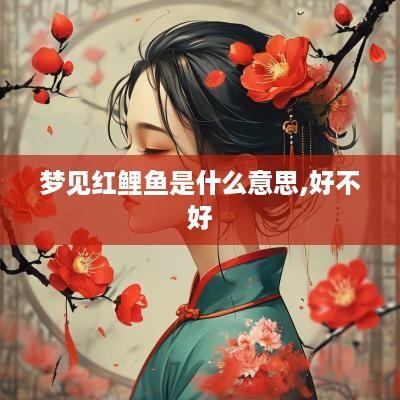 梦见红鲤鱼是什么意思,好不好