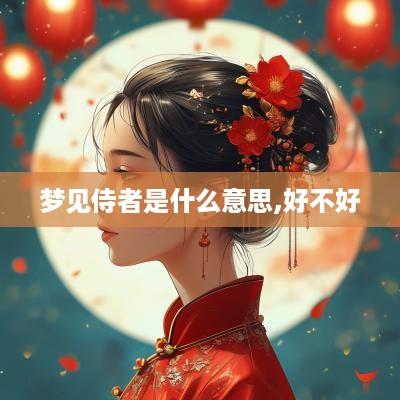 梦见侍者是什么意思,好不好