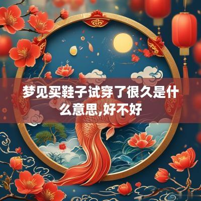 梦见买鞋子试穿了很久是什么意思,好不好