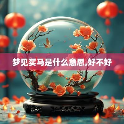梦见买马是什么意思,好不好 梦见买马是什么意思,好不好