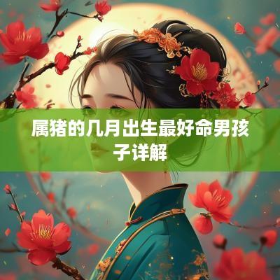属猪的几月出生最好命男孩子详解