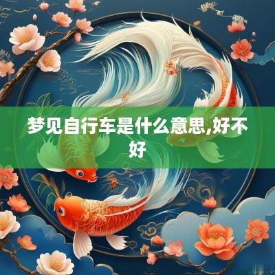 梦见自行车是什么意思,好不好