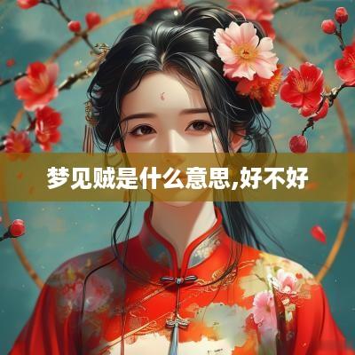 梦见贼是什么意思,好不好